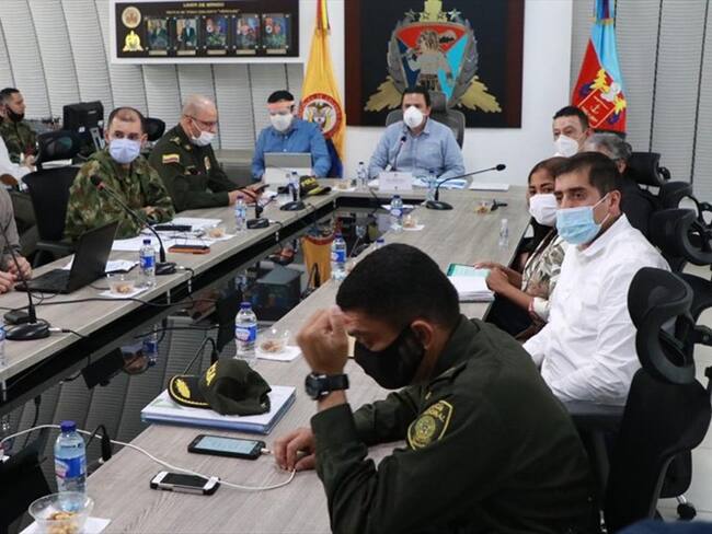 El alto funcionario informó que los 13 grupos armados organizados están compitiendo por el control de las rutas del narcotráfico.. Foto: Cortesía OACP