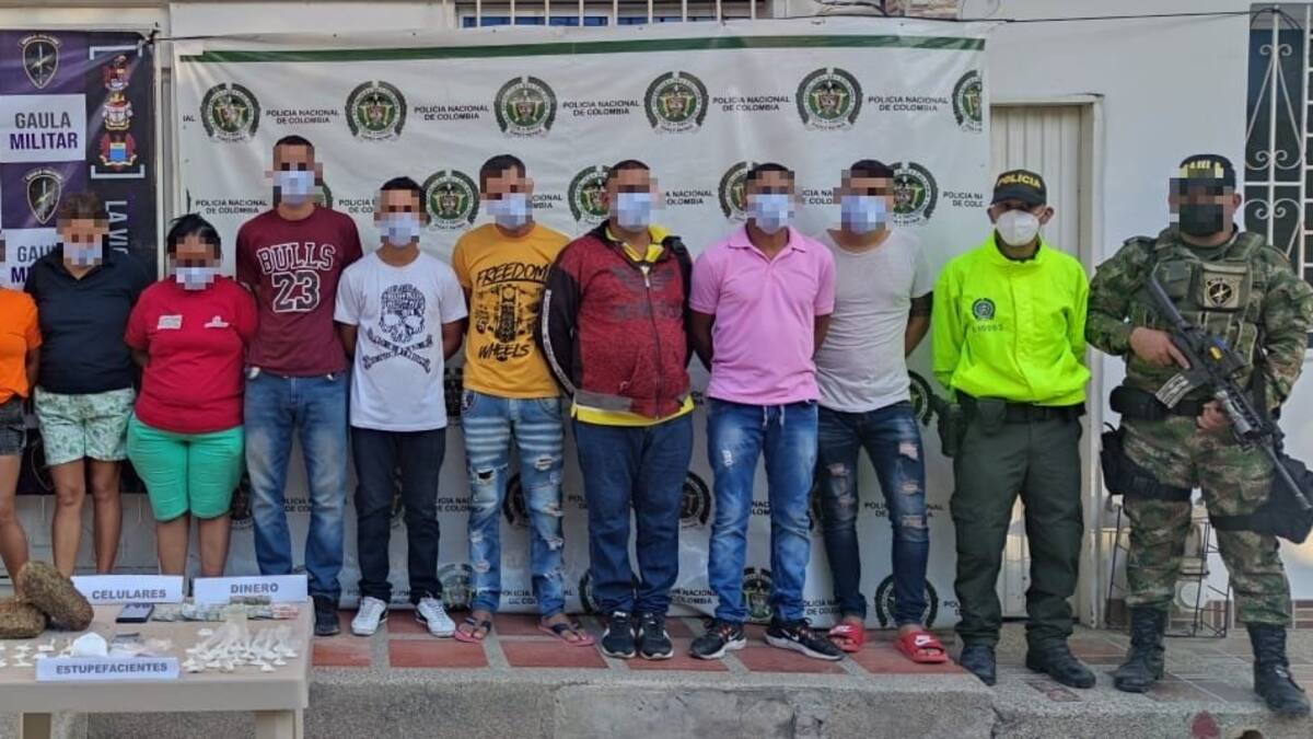 Capturan a 11 presuntos integrantes del grupo delincuencial “Los Pirañas” en Magdalena