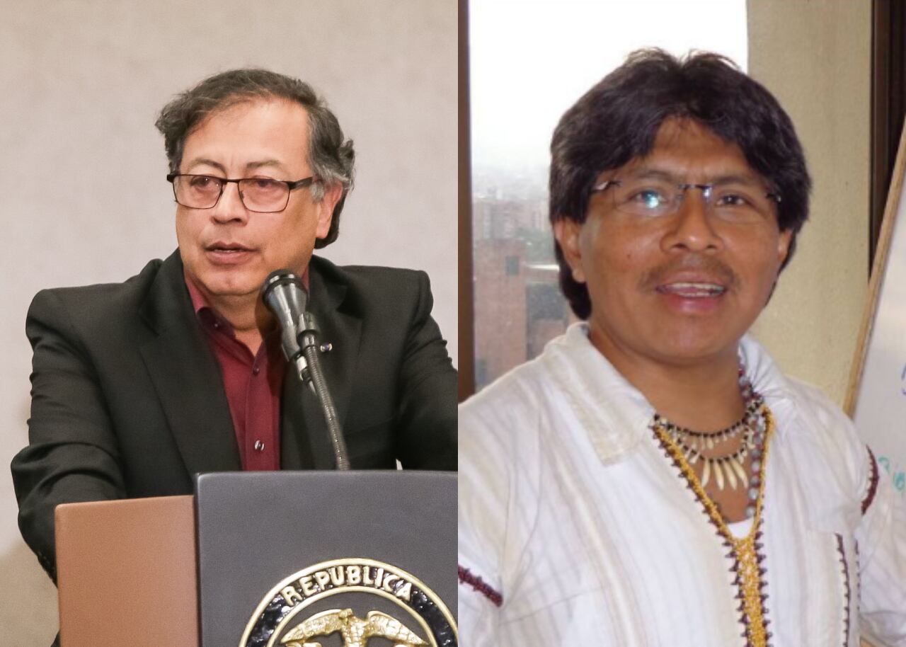 Gustavo Petro y Milton Santacruz | Fotos: Suministradas