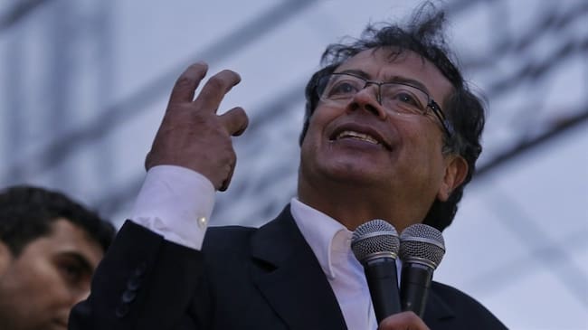 Senador colombiano Gustavo Petro. Foto: Colprensa - Sofía Toscano