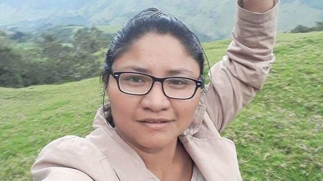 El jefe del Ministerio Público le dedicó el encuentro a la memoria de la dirigente y sus cuatro compañeros asesinados . Foto: Cric