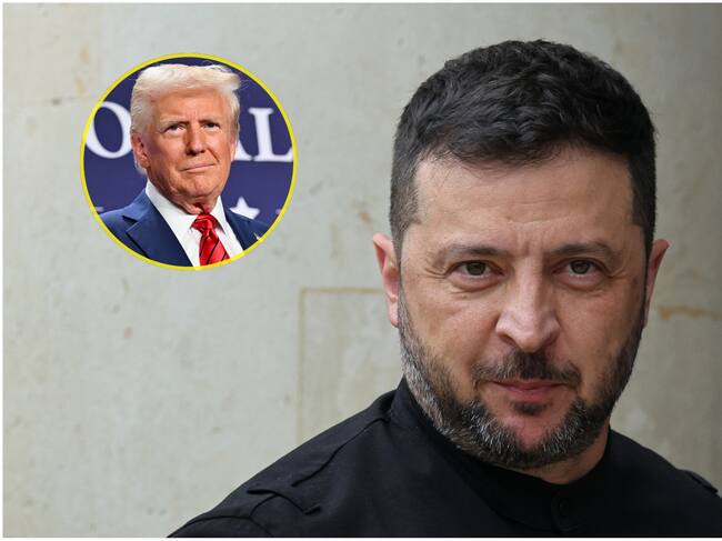 Zelenski agradeció el giro de Trump sobre el territorio en disputa entre Ucrania y Rusia. Foto: Getty Images.