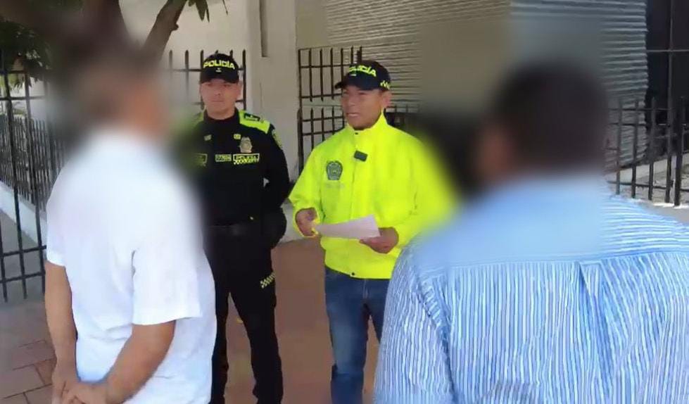 Presentación voluntaria a las instalaciones de la URI de la Fiscalía General de la Nación/ Policía Metropolitana de Santa Marta