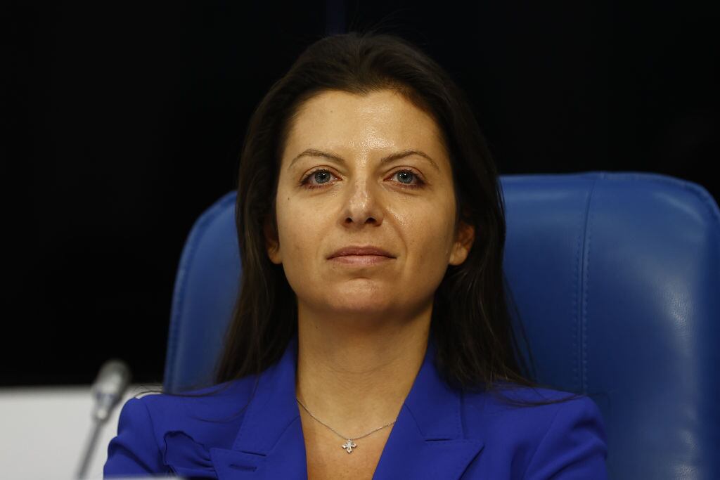 Margarita Simonián jefa del canal ruso RT. (Foto: Sefa Karacan/Anadolu Agency via Getty Images)