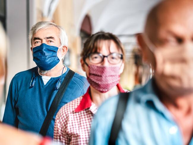 Personas con tapabocas, imagen de referencia | Foto: GettyImages