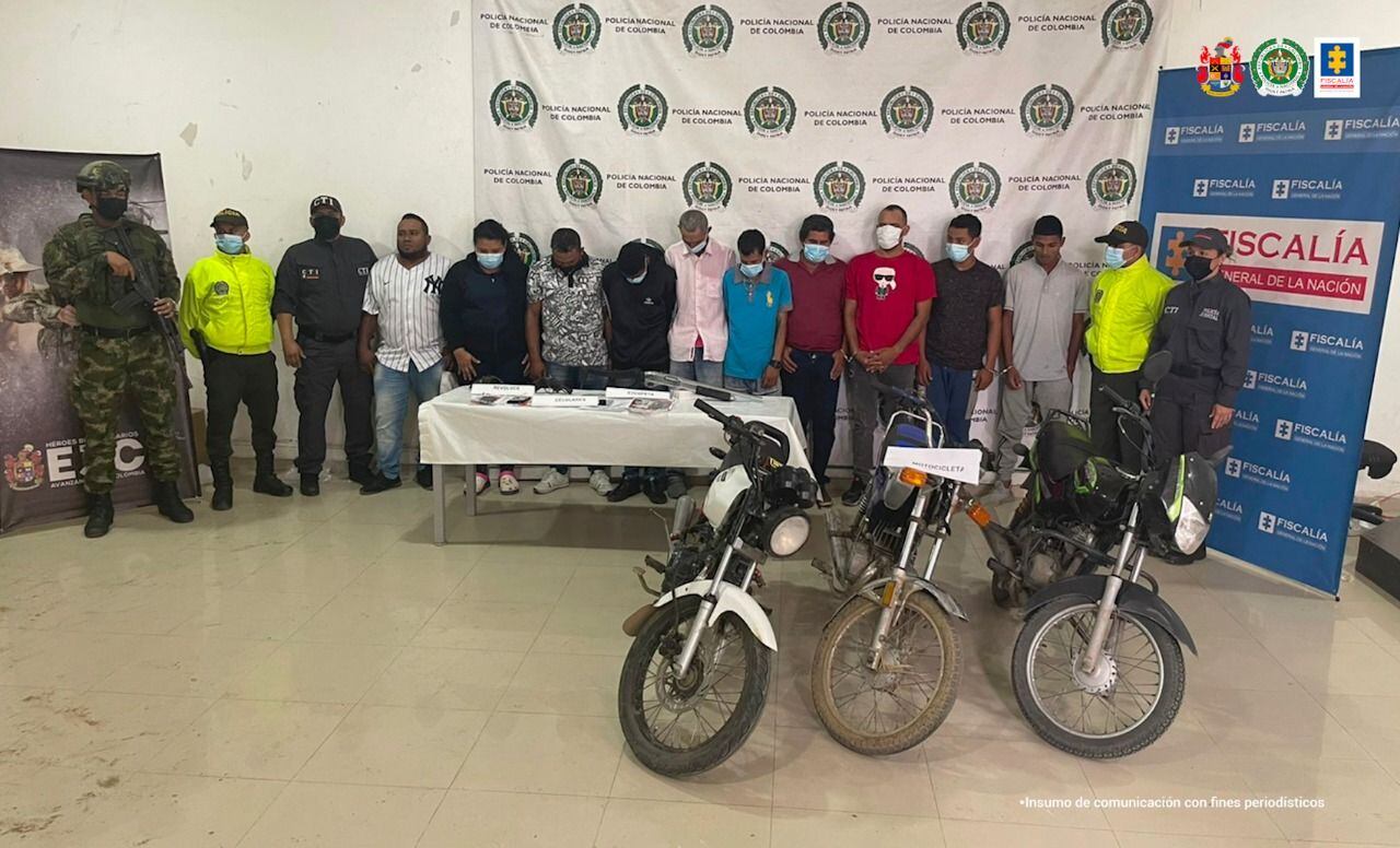 A la cárcel diez personas investigadas por 15 homicidios registrados en Córdoba. Foto: Fiscalía.