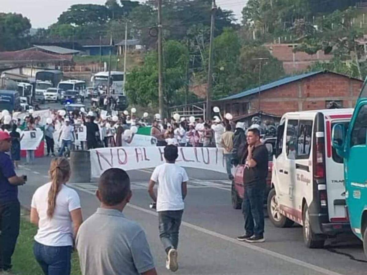 Un menor de 14 años, víctima de reclutamiento forzado en el norte del Cauca