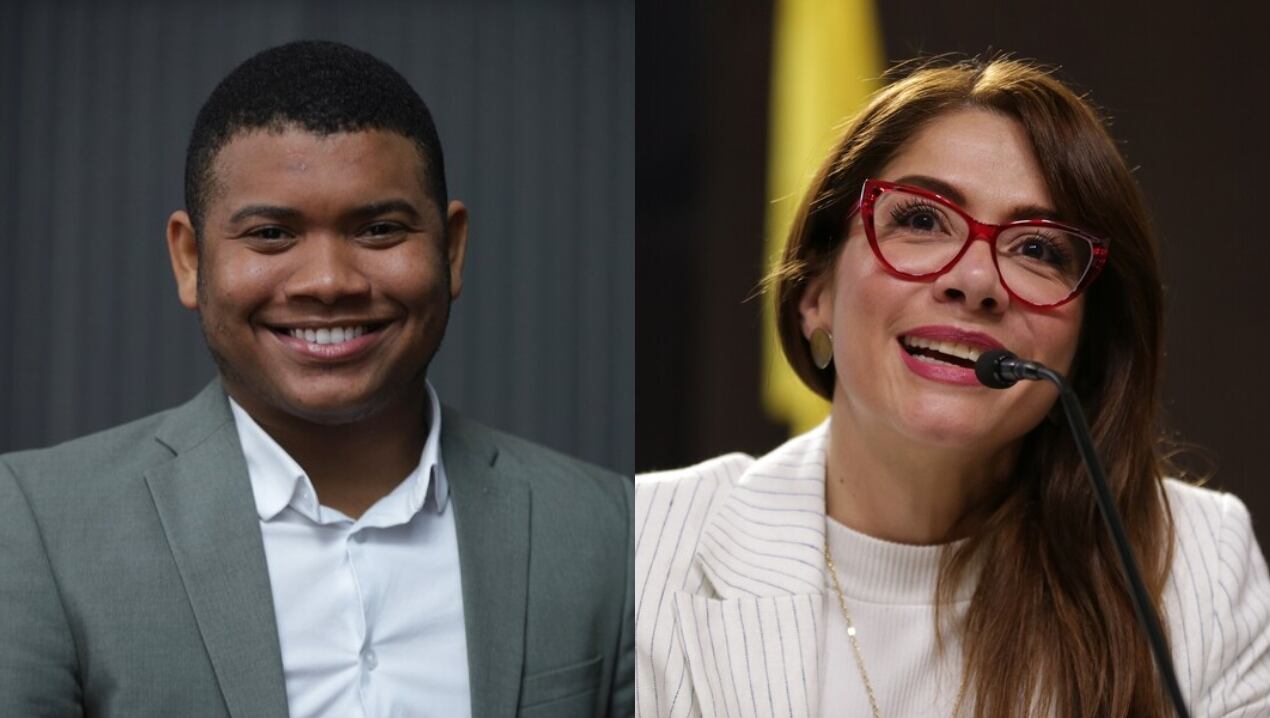 Miguel Polo Polo y Catherine Juvinao. Foto: Colprensa.