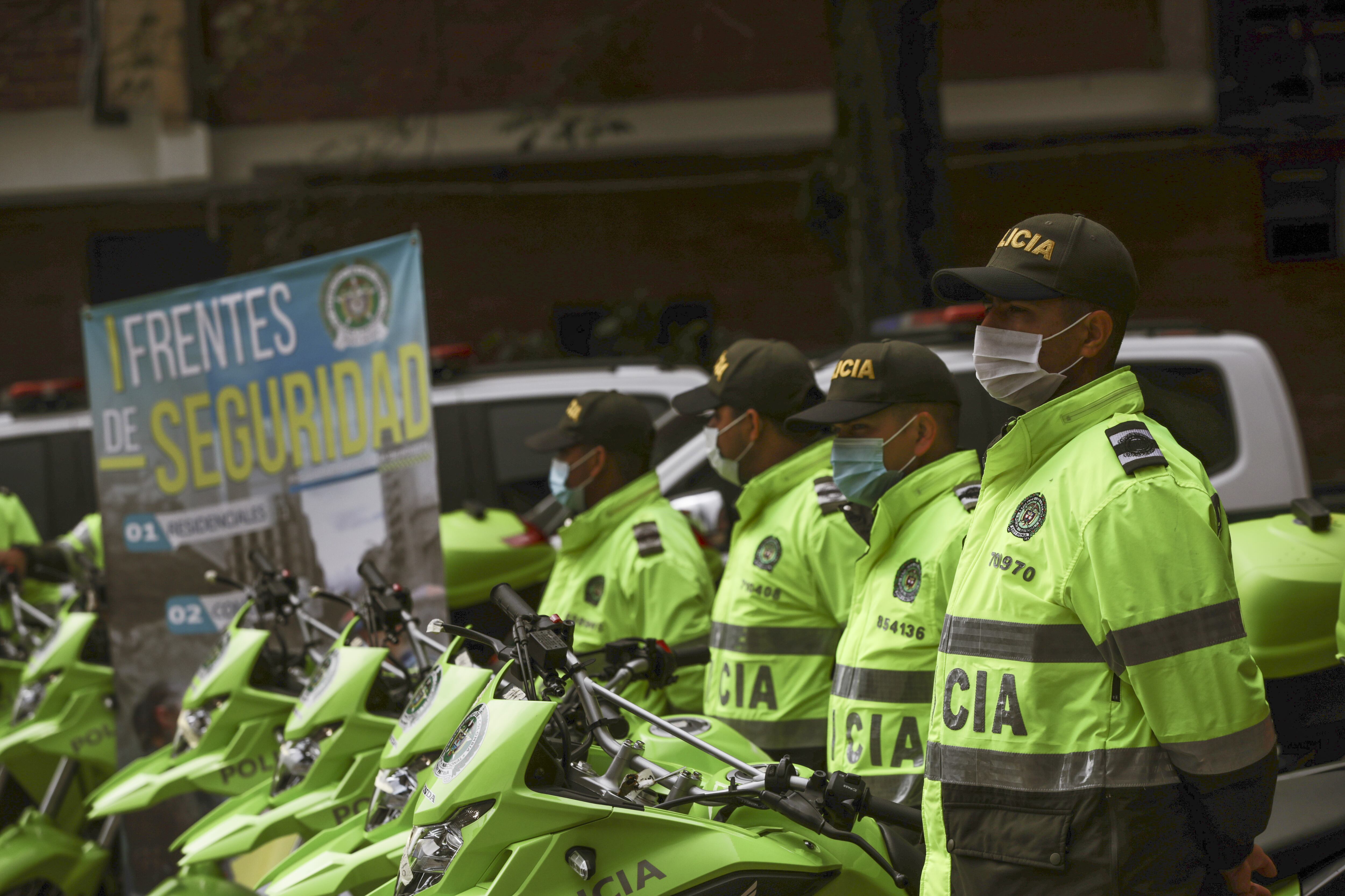 Miembros de la Policía Nacional. (Photo by Juancho Torres/Anadolu Agency via Getty Images)