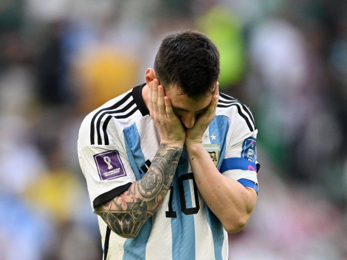 “Es un golpe muy duro”, dice Messi tras perder con Arabia Saudita