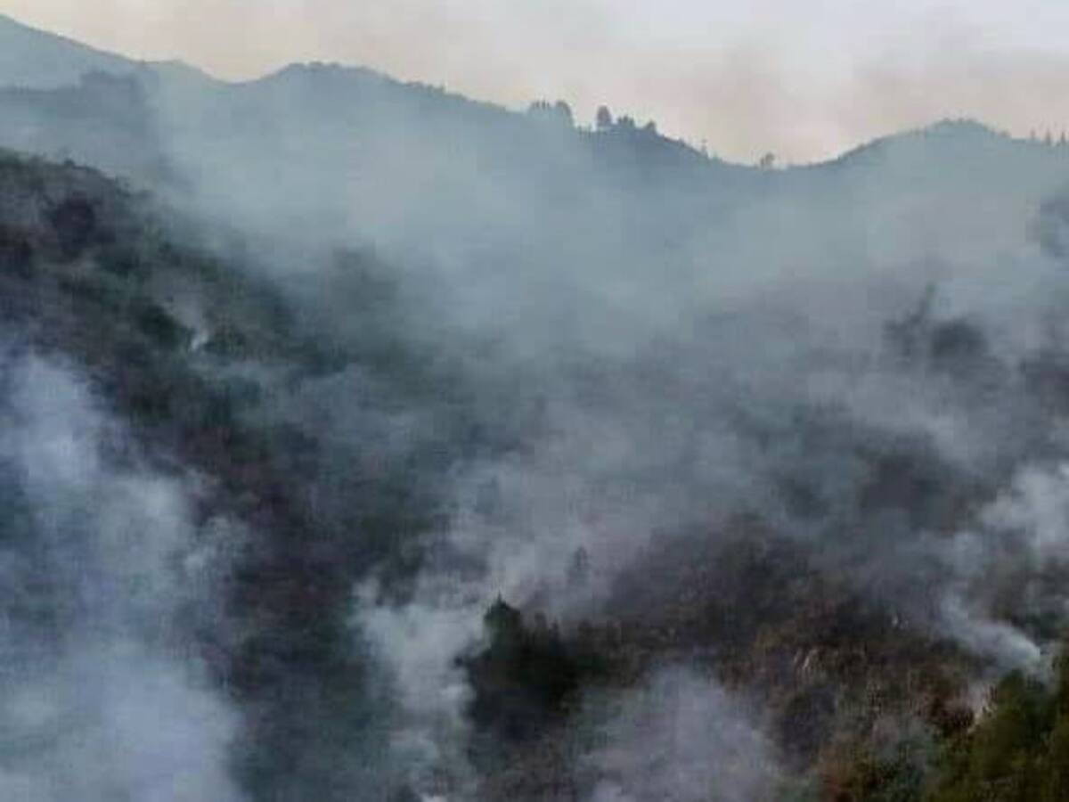 Incendios forestales en Páez, Cauca, arrasaron con más de 200 hectáreas