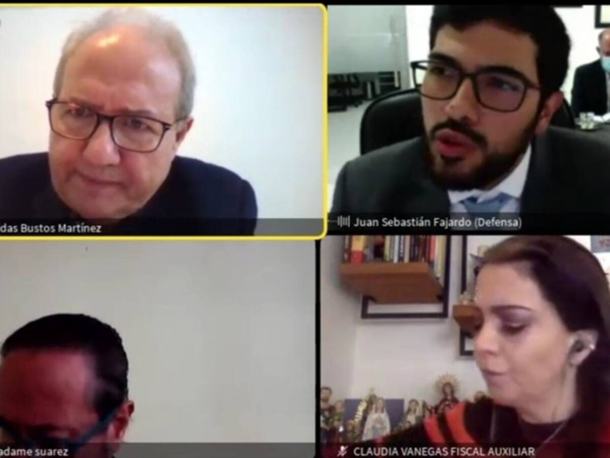 Reapareció Leonidas Bustos en juicio contra exmagistrado Francisco Ricaurte