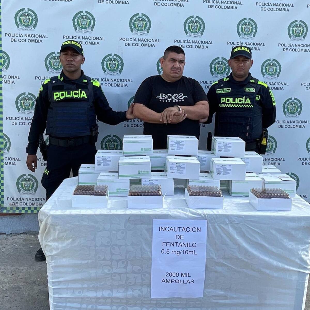 En Maicao, La Guajira, capturan a un hombre con más de 2.000 ampolletas de fentanilo