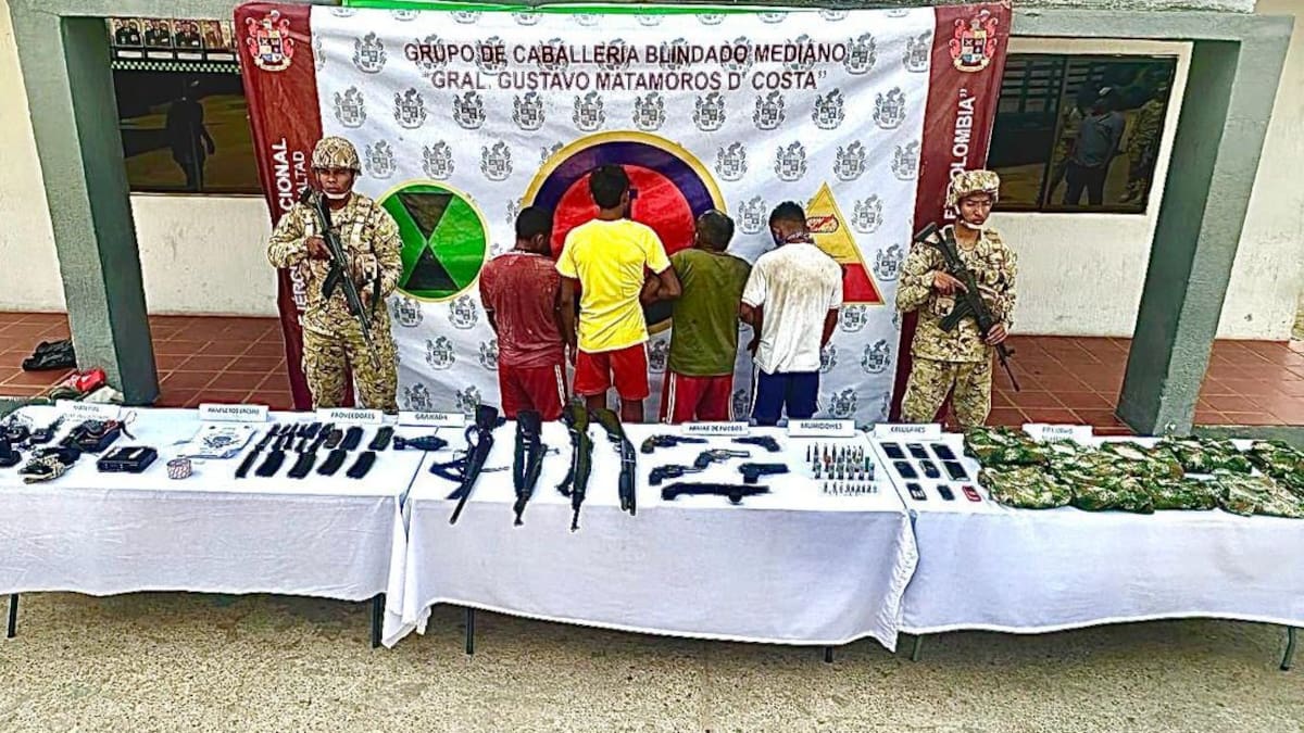 Ejército capturó a tres presuntos integrantes de ‘Los Pachenca’ en La Guajira