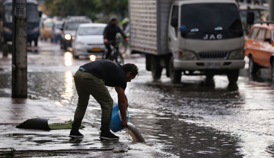 Inundaciones en Bogotá. Foto: Colprensa