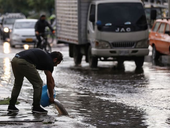 Inundaciones en Bogotá. Foto: Colprensa