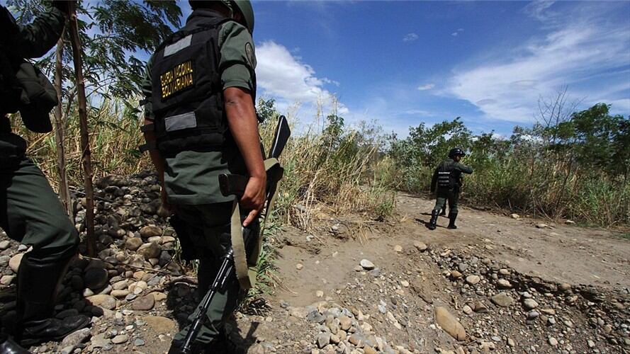 Imagen de referencia de militares venezolanos. Foto: Getty Images