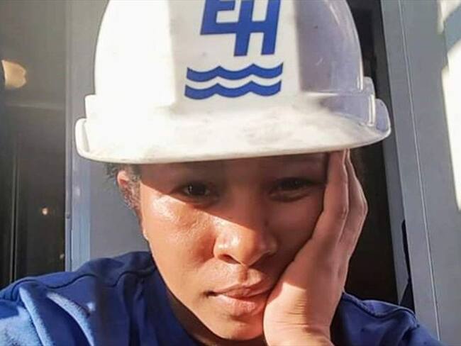 Nathali Blanco Girón, de 36 años, al parecer falleció en medio de un accidente laboral en un puerto holandés. Foto: Redacción W Radio