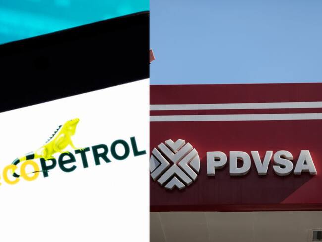 Ecopetrol y Pdvsa. Foto: (Photo Illustration by Budrul Chukrut/SOPA Images/LightRocket via Getty Images) / (Photo by Pedro Rances Mattey/picture alliance via Getty Images)