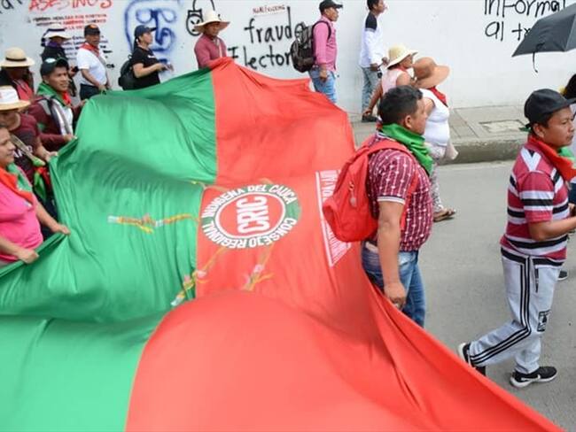Las comunidades indígenas se concentrarán en Río Blanco y marcharán hasta el Sena Norte . Foto: Cortesía