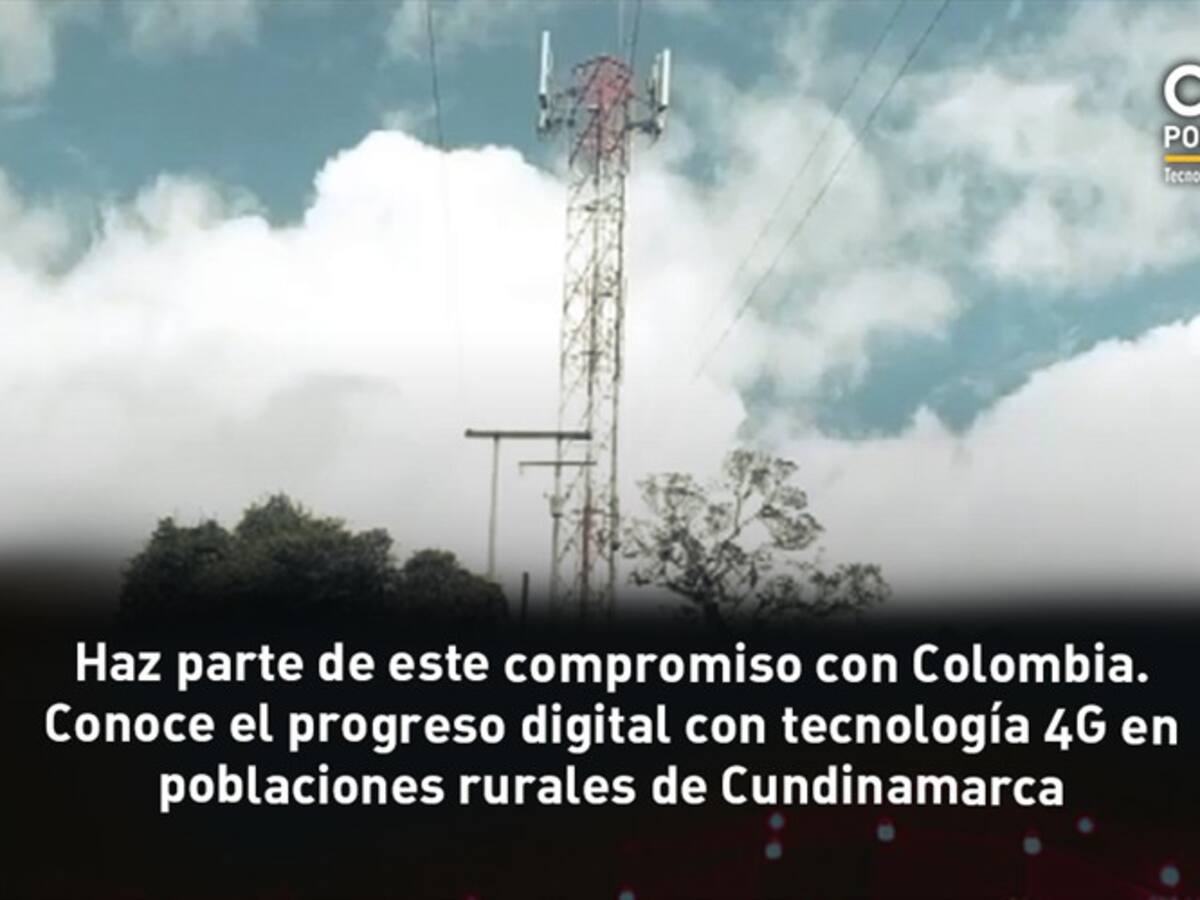 Claro Colombia conectó siete localidades de Cundinamarca con internet móvil 4G