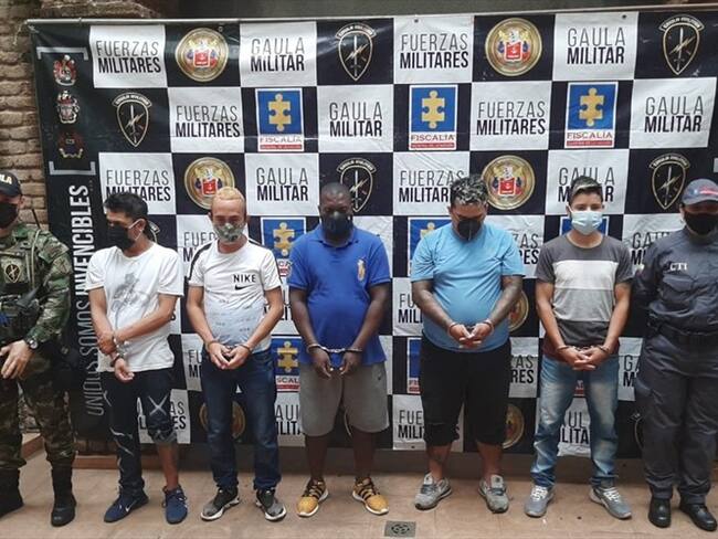 Los allanamientos se hicieron en Cali y Jamundí, municipios donde los detenidos cometía los secuestros. Foto: Ejército Nacional