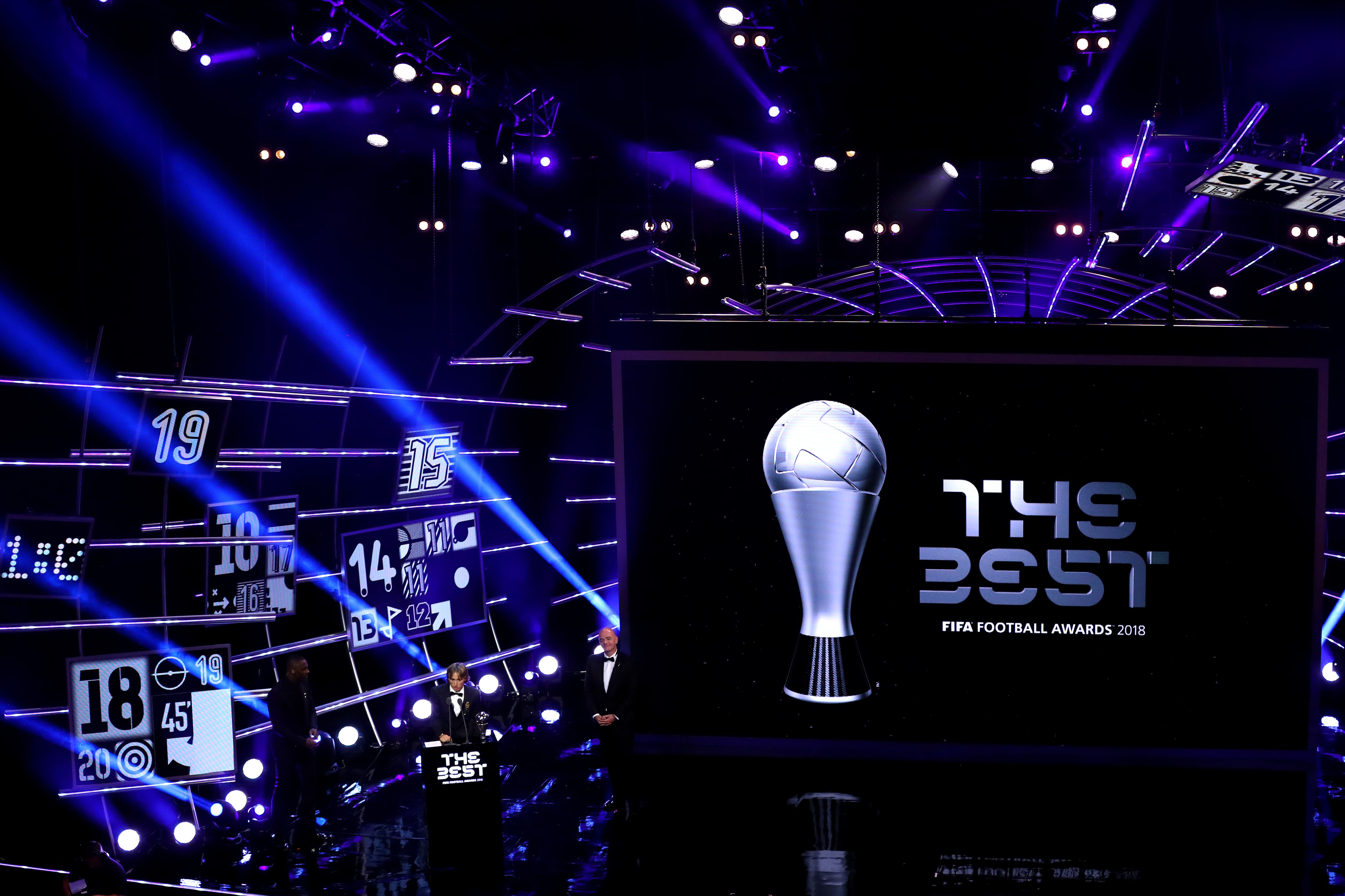 Premios The Best de la FIFA. Foto: Dan Istitene/Getty Images