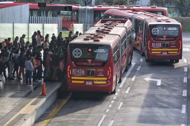 TransMilenio. Foto: Colprensa - Camila Díaz