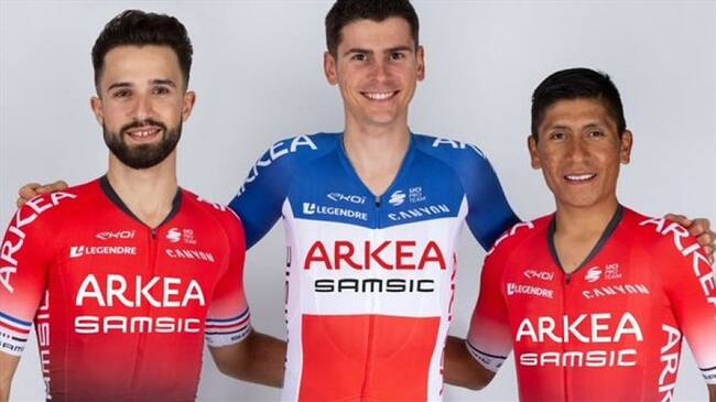Nairo Quintana ya está listo para empezar temporada con el Arkea Samsic. Foto: Colprensa