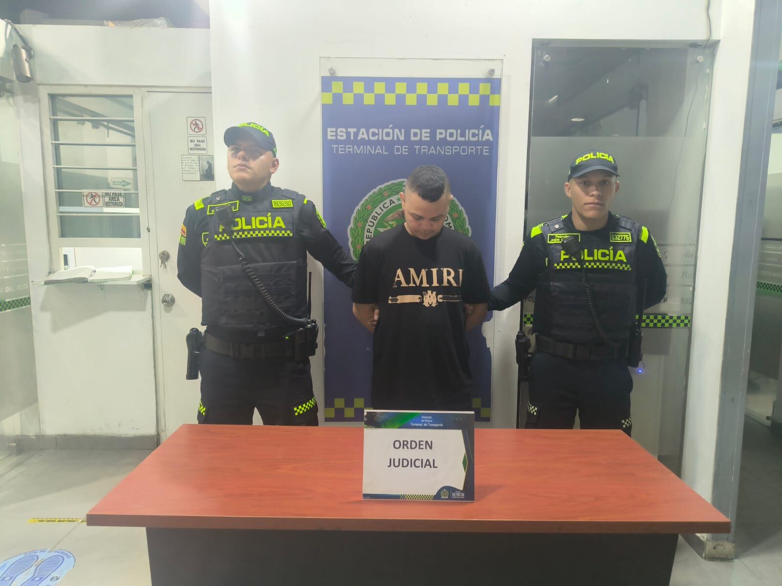 Foto: brindada por la Policía Metropolitana de Bogotá.