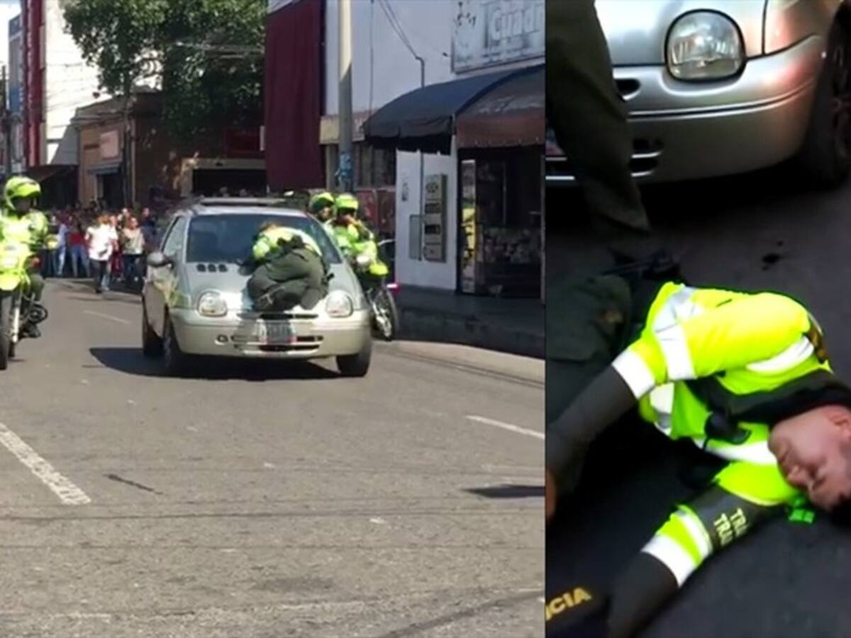 Fue capturada la mujer que atropelló a un policía de tránsito en Cúcuta