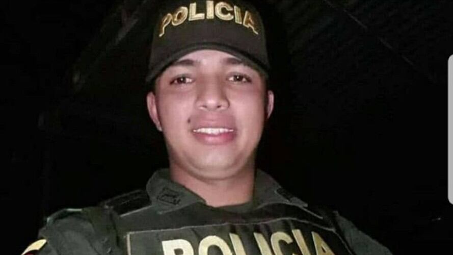 Patrullero Brian Holguín. Foto: Cortesía Sucesos Cauca
