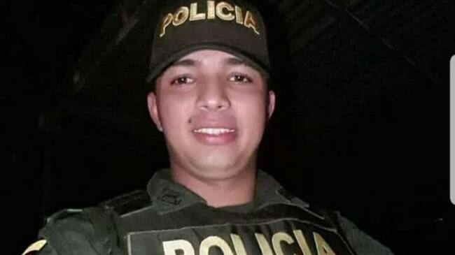 Patrullero Brian Holguín. Foto: Cortesía Sucesos Cauca