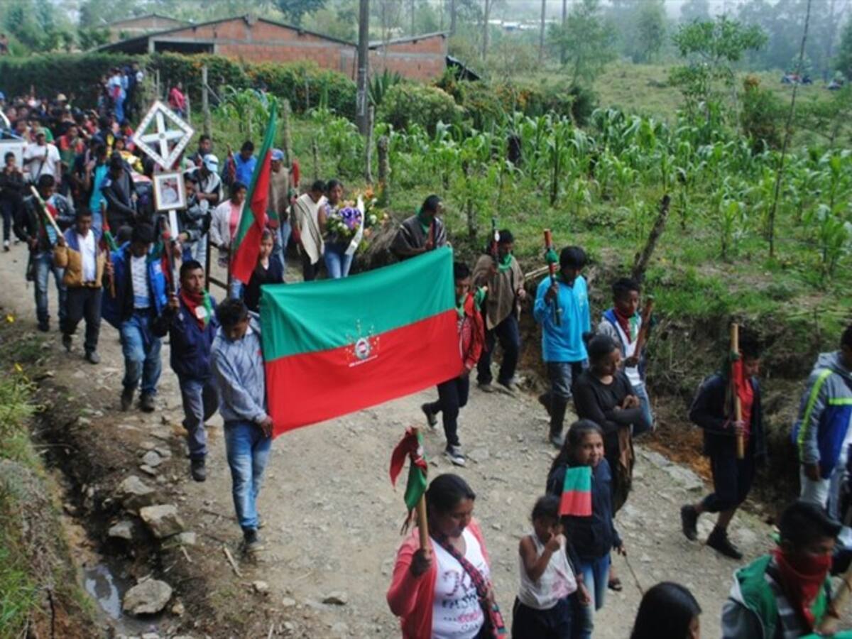 Despiden a comunicador indígena asesinado en Caldono, Cauca