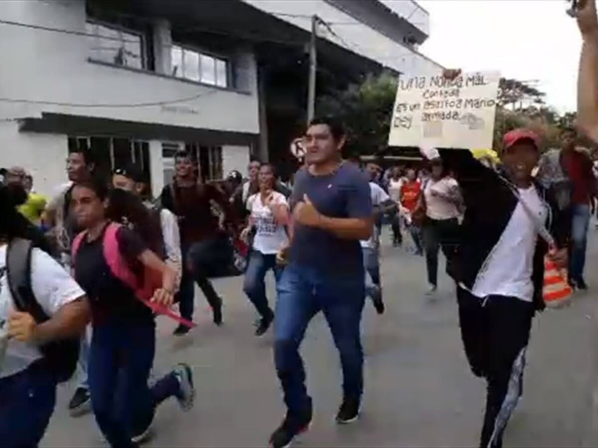 Más de 2 mil personas se sumaron a la movilización estudiantil en Montería
