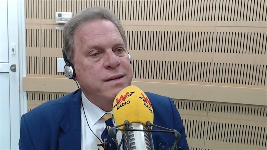 Ramón Jesurún en La W . Foto: La WCon Vicky Dávila