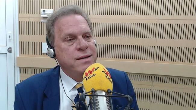 Ramón Jesurún en La W . Foto: La WCon Vicky Dávila