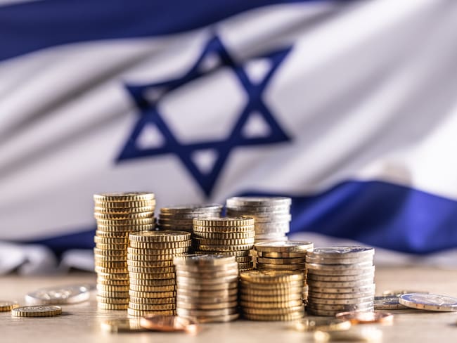 Referencia de comercio israelí. Foto: SimpleImages vía Getty Images.