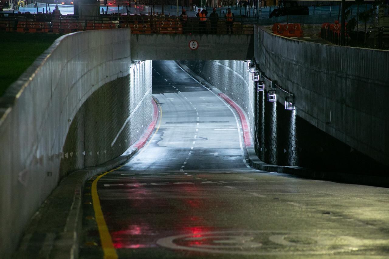 Entrada en funcionamiento del intercambiador vial de la calle 72. (X - @Bogota)