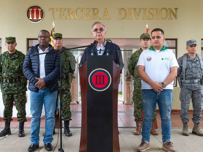 En el consejo extraordinario de seguridad participaron autoridades nacionales, departamentales y locales. Crédito: Mindefensa.