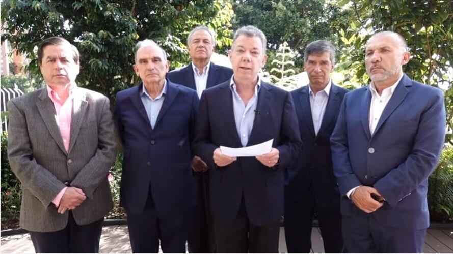 Santos pide promover un acuerdo político para acelerar la implementación de los acuerdos. Foto: Captura de pantalla