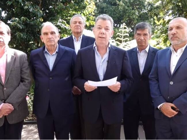 Santos pide promover un acuerdo político para acelerar la implementación de los acuerdos. Foto: Captura de pantalla
