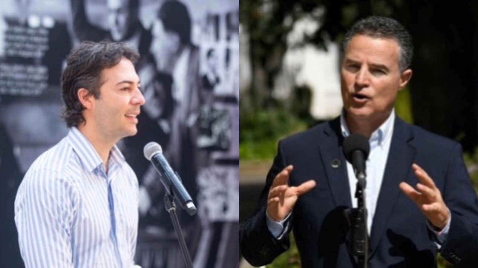 Daniel Quintero (alcde de Medellín) - Aníbal Gaviria (gobernador de Antioquia) 