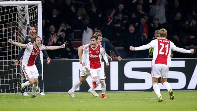 El VAR anula por primera vez un gol en Champions en Ajax-Real Madrid. Foto: Getty Images
