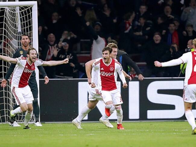 El VAR anula por primera vez un gol en Champions en Ajax-Real Madrid. Foto: Getty Images
