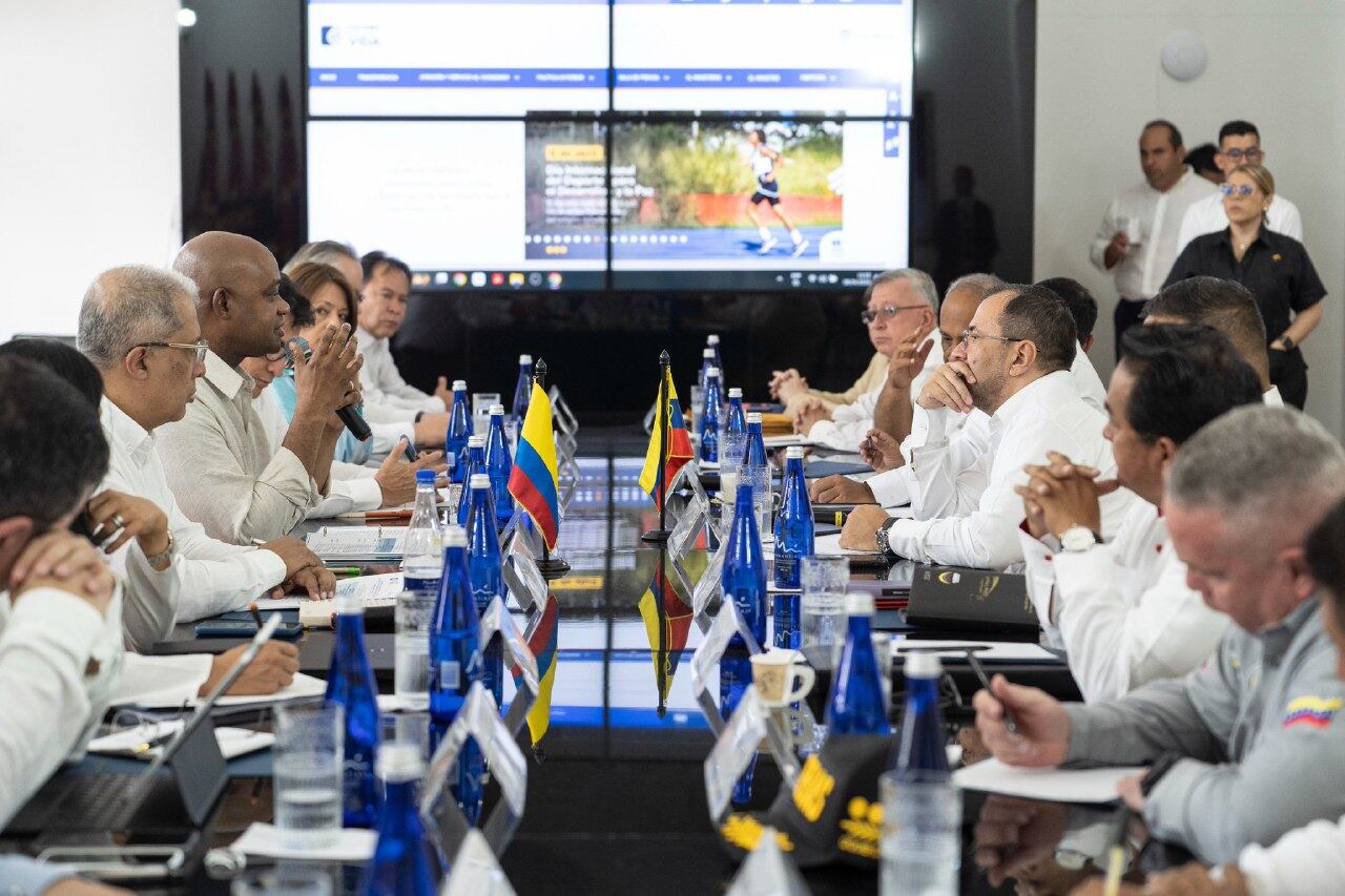Encuentro de cancilleres de Colombia y Venezuela en Cúcuta. Foto: @yvangil