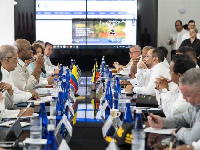 Encuentro de cancilleres de Colombia y Venezuela en Cúcuta. Foto: @yvangil