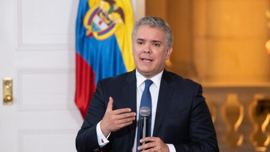 El presidente Iván Duque reiteró que la reforma tributaria no es un capricho sino una necesidad. Foto: Colprensa / EXTERNOS