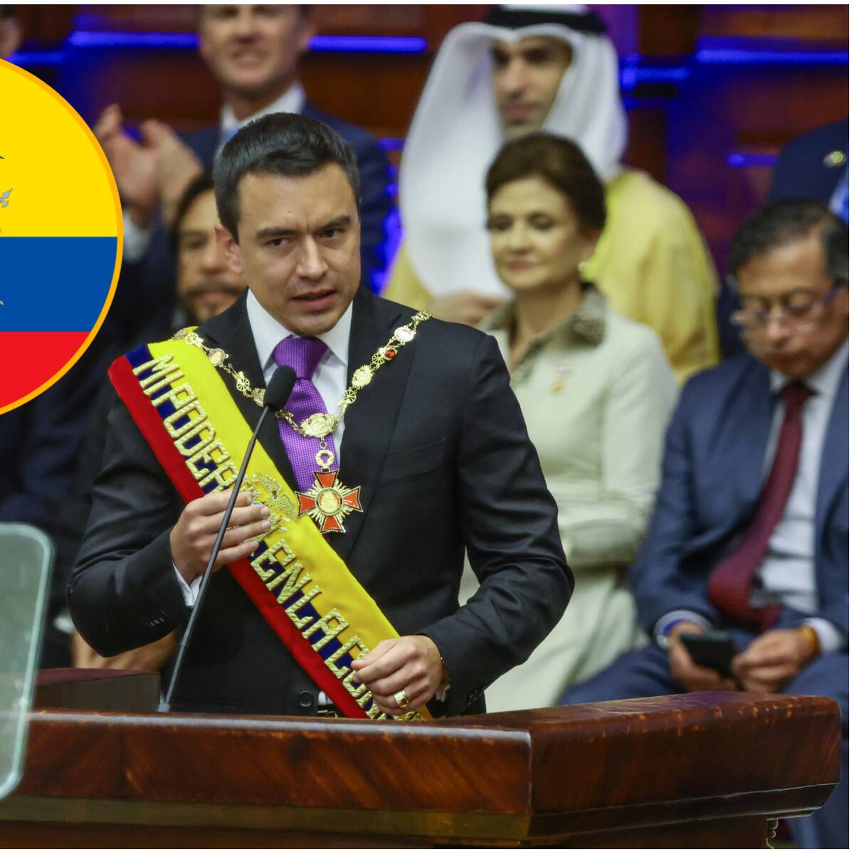 Daniel Noboa modifica el estatuto de Ecuador para llamar a una Asamblea Constituyente