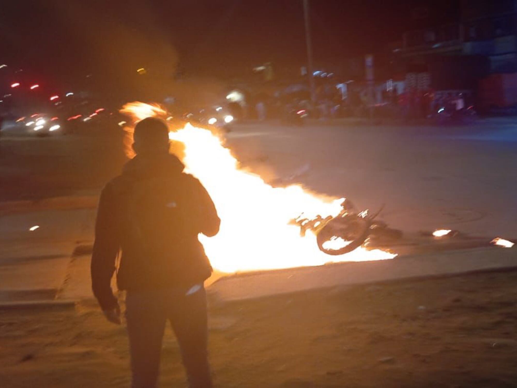 Protestas en Bogotá. Foto: Secretaría de Gobierno
